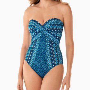 Miraclesuit strapless swimsuit